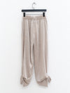 SWAYING 25 Fall/Winter Collection: Knotted Wool Tapered Leg Casual Pants SW-SW25AW3B12C1S2-MI (Beige)